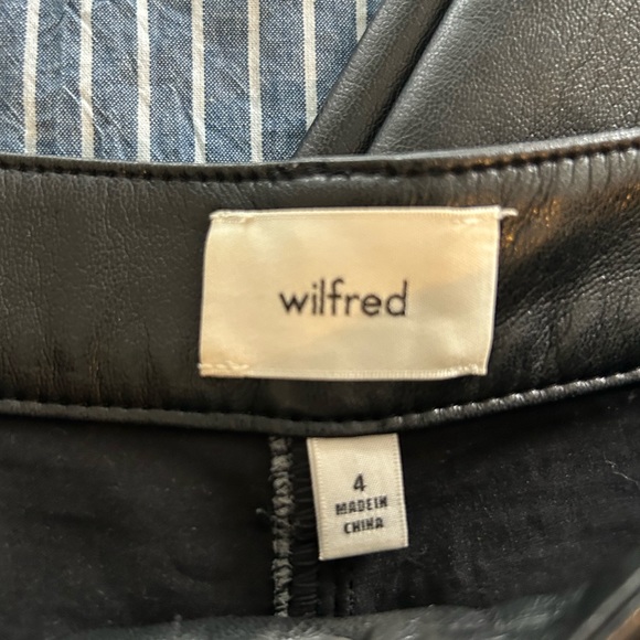 Aritzia Wilfred Rebel Pant - Vegan Leather - Picture 4 of 5